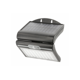 LED facade luminaire on solar battery RAMOS, motion/twilight sensor, 300 lm, 3.7V, 1800 mAh, IP44, 6400K, black
