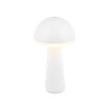 Fungo LED table lamp matt white rechargeable
