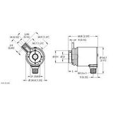 Absolute Rotary Encoder - Singleturn IO-Link   RES-193B8T-IOL14B-H1141
