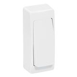 Push button narrow version Surface-mounted switchgear - White