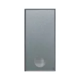 BUTTON WITH BUD ALLUMIA S44 SERIES, COLOUR RAL 9007 - GLOSSY FINISH - 1 MOD.