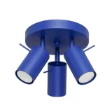 Ceiling lamp RING 3P ultramarine