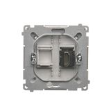 Splash-proof single switch with indicator light, IP54, 10AX, Screw, white