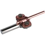 Bimetallic UNI disconnecting clamp Cu-St/tZn for Rd 8-10/16mm