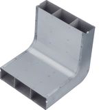 riser bend underfloor duct 190x48 3-gang