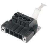 PCB plug-in connector, male plug, 7.62 mm, Number of poles: 6, 180°, Clamping yoke connection, Clamping range, max. : 6 mm², Box