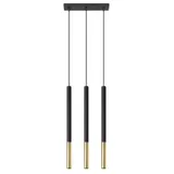 HANGING LAMP MOSAIC 3L BLACK/GOLD G9 3X40W IP20