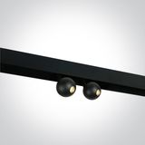 BLACK 2x7W WW 48V IP20 ADJUSTABLE MINI/MIDI/MAXI/P&P