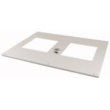 XTSZPTAF-W1100 Top plate for OpenFrame, fan, W=1200mm, grey