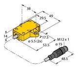Miniature Encoder With Analog Output   RI360P1-QR14-ELIU5X2-0.3-RS5