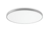 TRIONA round, 149 W, 15300 lm, 830, silver, DALI Ceiling and wall lumi