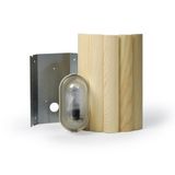 Sauna luminaire With pine grill 1x30/60W C35/E