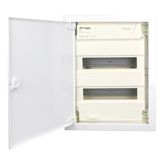 Flush-mount. Distr. Board KVH 2-r. 24/28MW-hollow wall flat