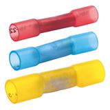 Butt connector with heat shrink insulation, 1.5-2.5 mm², AWG 15 to 13, blue, 36 mm, 680WS