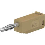 2 mm plug, solder connection, 0.5 mm², brown, 22.2617-27