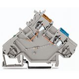 2-conductor actuator terminal block with 1N4007 recovery diode with co