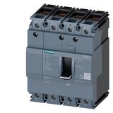 switch disconnector 3VA1 IEC frame 160 4-pole SD100, In=63A without overload protection w/o short-circuit protection clamp connection switch disconnector  3VA1163-1AA46-0AC0