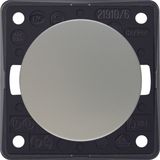 Change-over switch, Integro - Design Flow/Pure, chrome matt, lacquered