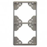 DOUBLE VERTICAL FRAME SILVER