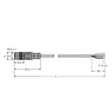 Bus Cable for CAN (DeviceNet, CANopen) PUR Cable Jacket, Thin   RSC5701-1M