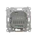 RTV final aerial socket, separated, (module), Simon 24, IP20/IP44, black matt