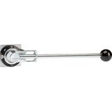 METALEN PISTOOLGREEP, ZWART, I-O-II, IP 65, LENGTE 320 MM OESA 200..80