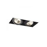ELECTRA II black 12V LED G53 2x15W