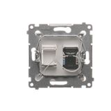 Three positions (1-0-2) single roller blind switch, 10A, Bronze matt, metalic
