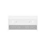 Single surface mounted box - for assembly, graphite mat