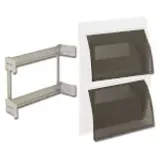 RAL 7035 cover with tinted flap for 53S36 box - 36  modules