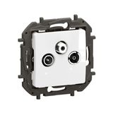 PRISE TV-R-SAT ETOILE BLANC
