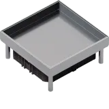 tehalite. VE-EE Solid Cover IP54 5kN EKQ06 200x200 25mm Stainless Steel