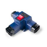 Distribution block T-distributor 5-p 25A, power