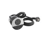 DISQ80 METAL SOCKET SCH USB A+C 2M CORD