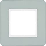 Frame, 1-fold, Berker Q.7, basalt green, mat