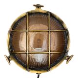 Bulkhead AHOI E27 Alu Bronze Round IP64