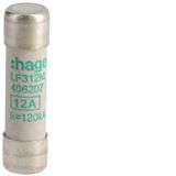 Cylindrical fuse-links for industrial applicationsVEL.10X38,12A AM,500VAC LF312M
