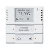FM sensors for KNX, FM sensors solo®, Touch sensor with 2/4gang with thermostat, studio white