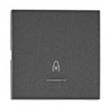 Rocker S 50, tranparent control window, symbol bell, anthrac