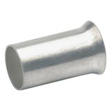 Uninsulated wire end ferrule, 6.0 mm², 18 mm long, DIN 46228/1, silver, 7518V