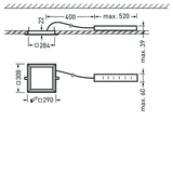 Recessed luminaires Arimo Fit C Prisms White ETBLE 18W 1900lm Wide (W) IK03 3 SDCM