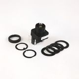 Allen-Bradley, 800H-QR10, 30.5mm Type 4/4X/13 Pilot Light, Full Voltage, No Test Option, Incand., No Lens, 120V AC