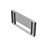 Side panels 400mm ventilated, H=200mm, 1pair