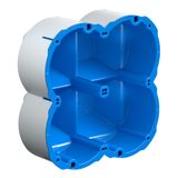 Quickbox Maxi sound insulation box 2x2 Ø83mm,for sound insulation walls classA*