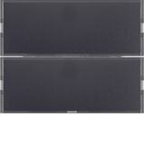 Push-button 2gang, + RGB LED, internal temp. sensor, KNX - K.1, ant.