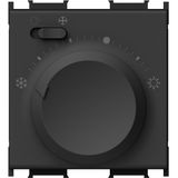 Heating/cooling Thermostat, 5-30øC, 3A, 2M, black