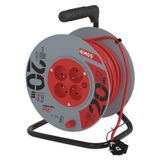 PVC Extension Cord Reel – 4 sockets, 20m, 1mm2