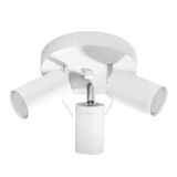 RING CEILING LAMP 3P WHITE GU10 3X40W IP20