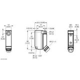 Inductive Sensor With Extended Switching Distance   BI5U-Q12-AN6X2-H1141