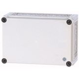 CI43E-150-RAL7035 Insulated enclosure, +knockouts, RAL7035, HxWxD=250x375x175mm